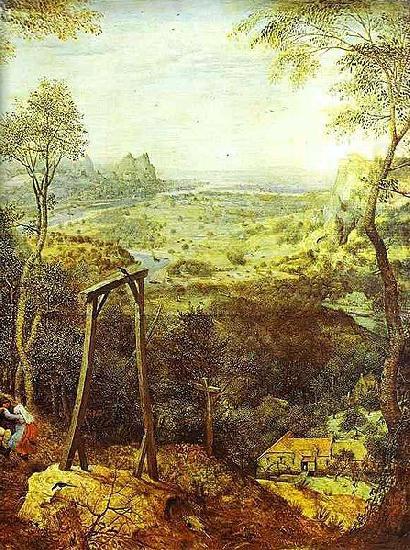 The Magpie on the Gallows - detail, Pieter Bruegel the Elder